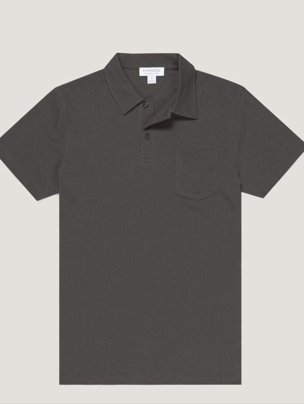 Sunspel Mens Riviera Polo Shirt Size XL NWT $155 Grey